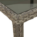 Havemøbel Bord Grå 90 x 90 x 75 cm polyrattan
