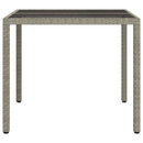 Havemøbel Bord Grå 90 x 90 x 75 cm polyrattan
