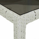 Havemøbel Bord Hvid 90 x 90 x 75 cm polyrattan