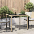 Havemøbel Bord Beige 90 x 90 x 75 cm polyrattan