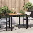 Havemøbel Bord Sort 90 x 90 x 75 cm polyrattan