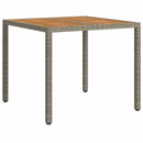Havemøbel Bord Grå 90 x 90 x 75 cm polyrattan