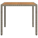 Havemøbel Bord Grå 90 x 90 x 75 cm polyrattan