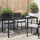 Havemøbel Bord Sort 150 x 90 x 75 cm polyrattan