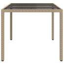 Havemøbel Bord Beige 150 x 90 x 75 cm polyrattan