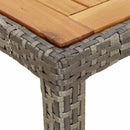 Havemøbel Bord Grå 150 x 90 x 75 cm polyrattan