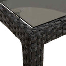 Havemøbel Bord Sort 190 x 90 x 75 cm polyrattan