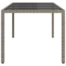 Havemøbel Bord Grå polyrattan