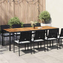 Havemøbel Bord Sort polyrattan