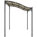baldakin 2x2,3 m 180 g/m² stof og stål