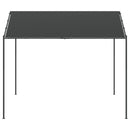 pavillon 3x3 m stål og stof antracitgrå