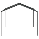 pavillon 3x3 m stål og stof antracitgrå