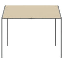 pavillon 3x3 m stål og stof beige