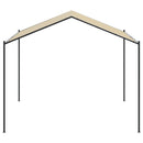 pavillon 3x3 m stål og stof beige