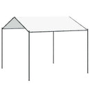 Pavillon 4 x 4 x 2,6 m Hvid Stål og Polyester 180 gsm
