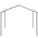 Pavillon 4 x 4 x 2,6 m Hvid Stål og Polyester 180 gsm