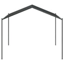 pavillon 4x4 m stål og stof antracitgrå