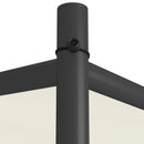 pavillon 3x3 m 180 g/m² stof og stål hvid