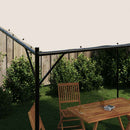 pavillon 4x4 m 180 g/m² stof og stål hvid