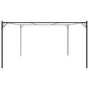 pavillon 4x4 m 180 g/m² stof og stål hvid