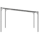 pavillon 4x4 m 180 g/m² stof og stål hvid