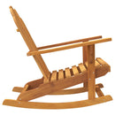 Adirondack-gyngestol til haven 79x100x103 cm massivt teaktræ