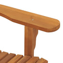 Adirondack-gyngestol til haven 79x100x103 cm massivt teaktræ