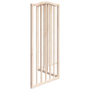 hundelåge 3 paneler 150 cm poppeltræ