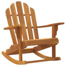 Adirondack-gyngestol 79x100x103 cm massivt teaktræ