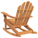 Adirondack-gyngestol 79x100x103 cm massivt teaktræ