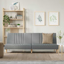sovesofa stof lysegrå