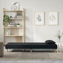 sovesofa stof sort
