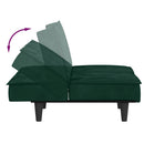 sovesofa velour mørkegrøn