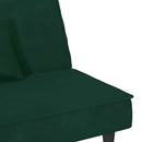 sovesofa velour mørkegrøn