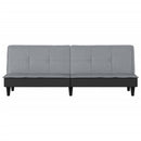 sovesofa stof lysegrå