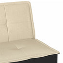 sovesofa stof cremefarvet