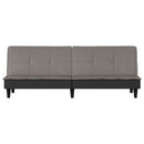 sovesofa stof gråbrun
