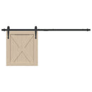 mini-skydelågesæt 122 cm kulstofstål sort