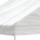pavillon med tag 5,88x2,23x3,75 m polyethylen hvid