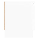 tv-bord med låge 102x30x36 cm hvid
