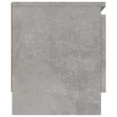 tv-bord med låge 102x30x36 cm betongrå