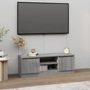 tv-bord med låge 102x30x36 cm grå sonoma-eg