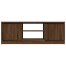 tv-bord med låge 102x30x36 cm brun egetræsfarve