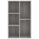 bogreol/skænk 50x25x80 cm konstrueret træ grå sonoma-eg