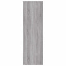 bogreol/skænk 50x25x80 cm konstrueret træ grå sonoma-eg