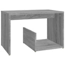 sidebord 59x36x38 cm konstrueret træ grå sonoma-eg