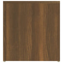 sidebord 59x36x38 cm konstrueret træ brun egetræsfarve