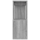 bogreol/rumdeler 80x24x63 cm grå sonoma-eg