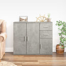 skænk 91x29,5x75 cm konstrueret træ betongrå