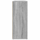 skænk 91x29,5x75 cm konstrueret træ grå sonoma-eg